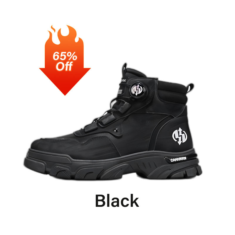 🔥50% OFF🔥Men's Outdoor Swivel Buckle Work Shoes 🔄👞 – Waterproof 💦, Anti-slip 🚶♂️, Comfortable , Breathable 🌬️