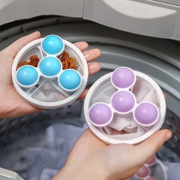 🔥BUY 1 - GET 1 FREE! ✨ Washing Machine Filter Bag - Captures Pet Hair, Prevents Tangles, Reusable 🧼🐾