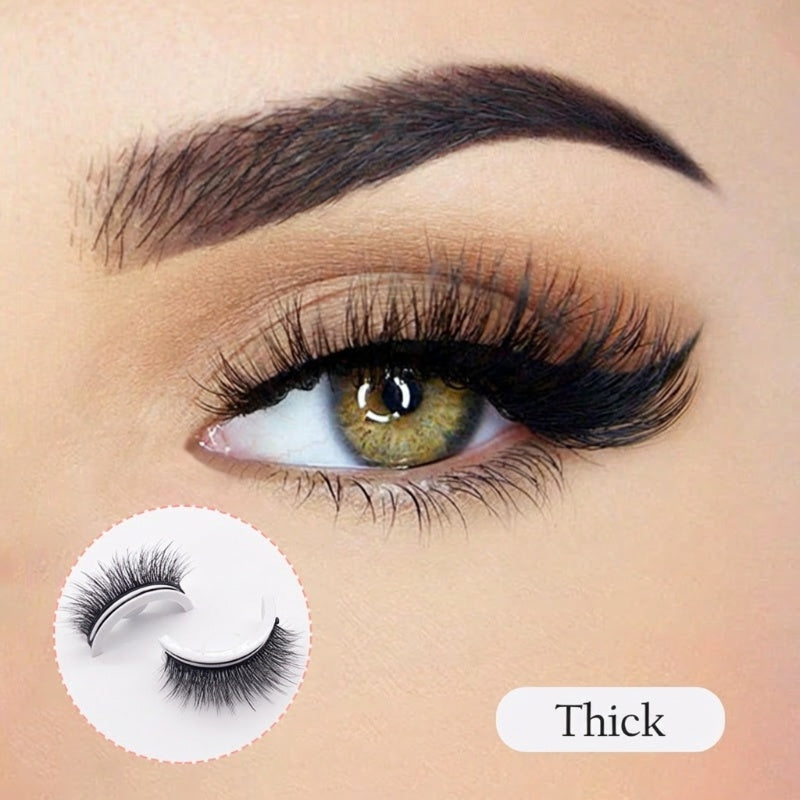 🏆 Last Day Special Price £9.99 🔥 Buy One Get One Free 🎁 💐Waterproof & Reusable Self-Adhesive Eyelashes
