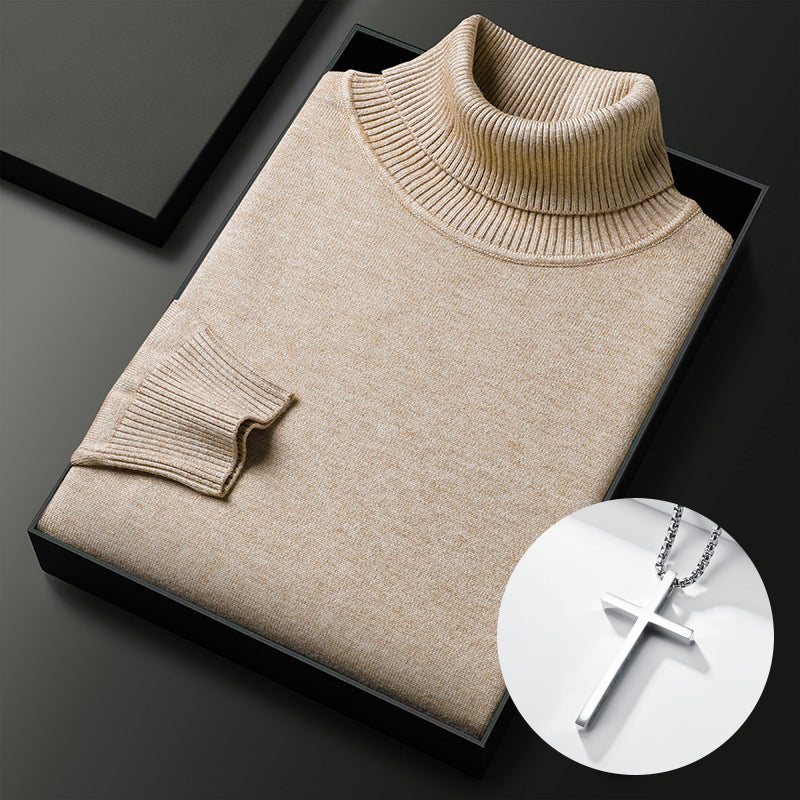 ⏳ Hot Sale! ⏰Men's Solid Color Premium Turtleneck Sweater👔