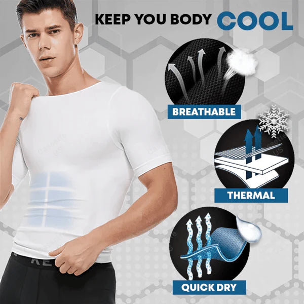 🔥Clearance Sale🎉Men's Shaper Cooling T-shirt
