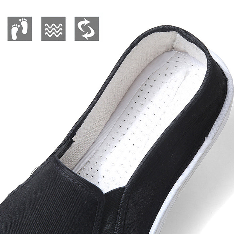Unisex Breathable Thousand-Layer Slip-On Cloth Work Shoes
