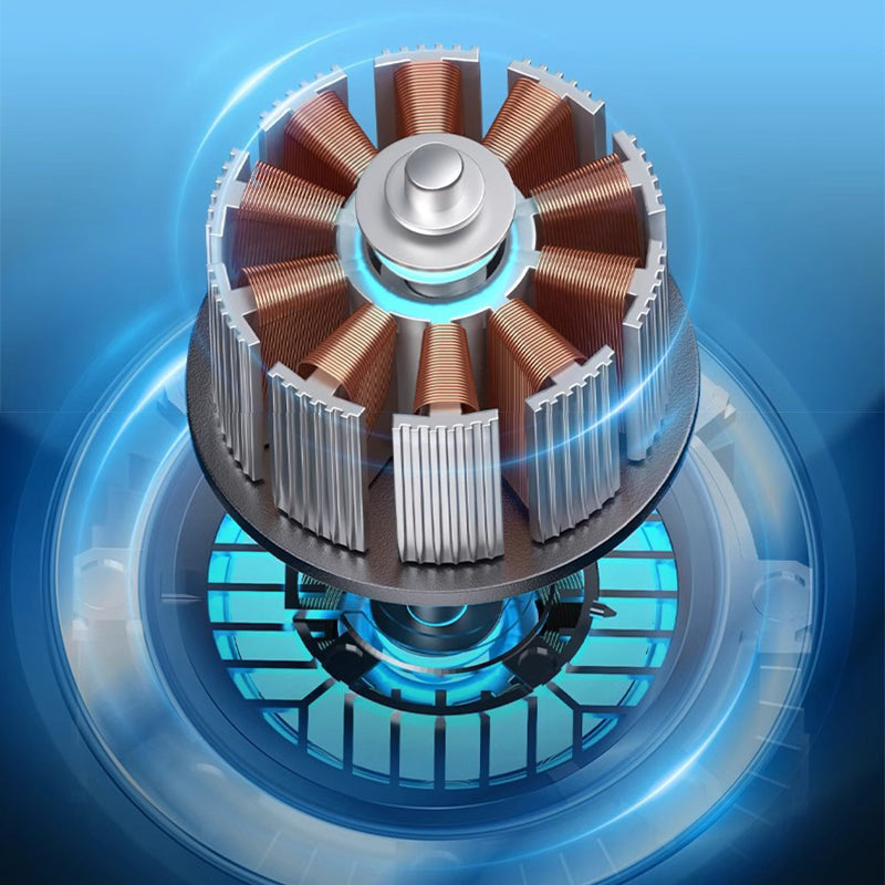 100-Speed Mini Silent Desk Fan with Digital Display
