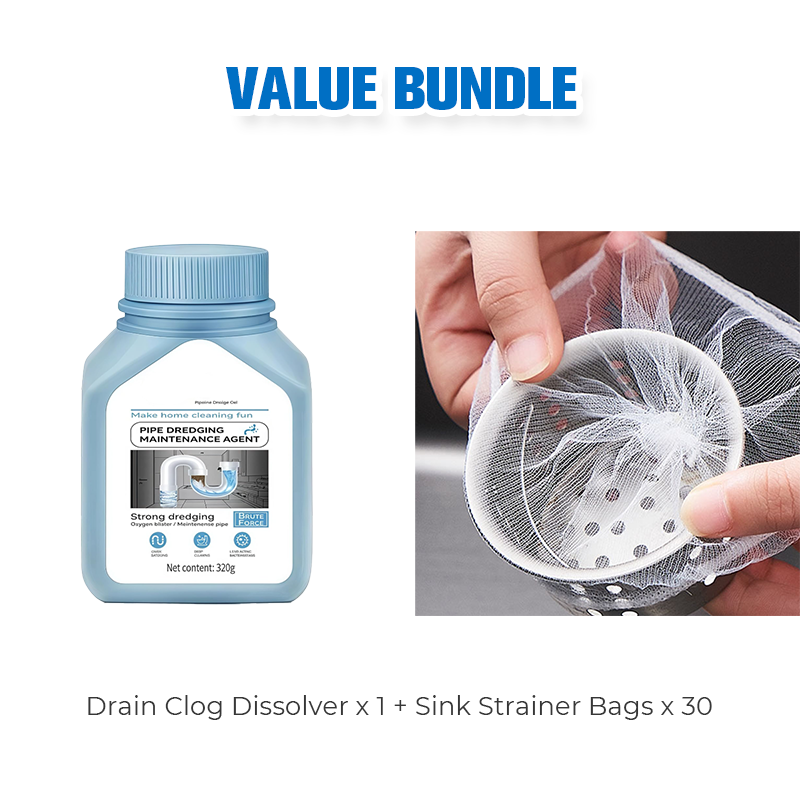 🔥Each £3.07🧹 Powerful Drain & Pipe Clog Remover – Strong Unclogging Power, Multi-Pipe Universal Fit, Fast-Acting & Easy to Use 🚿