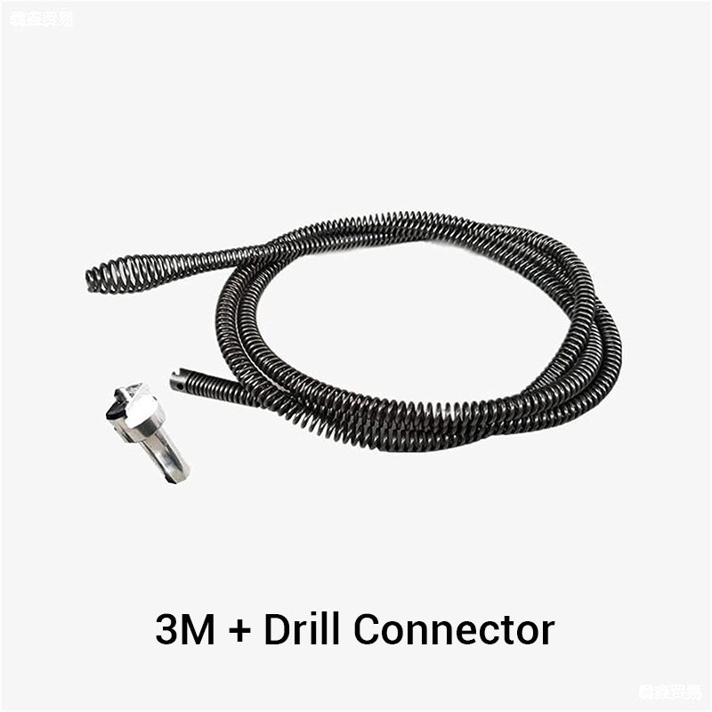 Electric Drill- Drived Drain Dredging Spring