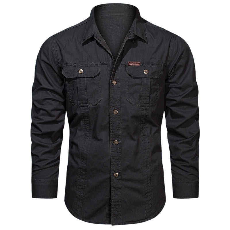 š„2026 HOT SALEš„Men's Long Sleeve Cotton Workwear Shirt