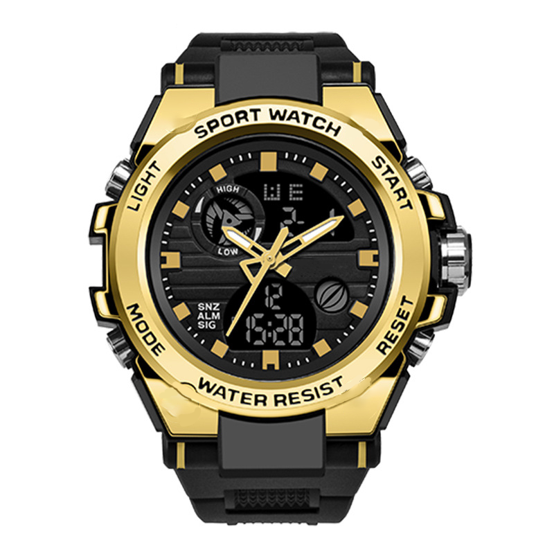 ⌚ LIMITED-TIME 50% OFF! ✨ Men's Waterproof Sports Watch – Dual Display, 3ATM, Shock-Resistant 🏃♂️
