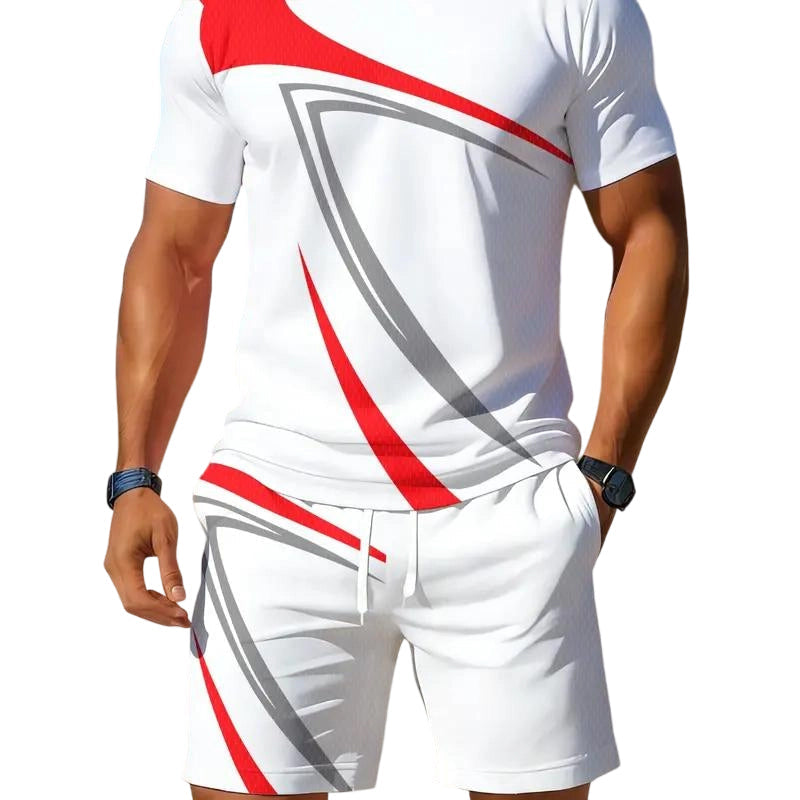 🎁2026 New Arrivals 50% OFF💥Men's Casual Summer T-Shirt & Shorts 2-Piece Set