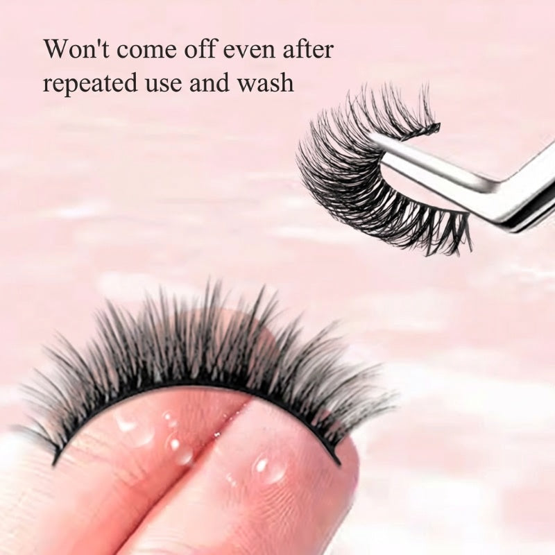🏆 Last Day Special Price £9.99 🔥 Buy One Get One Free 🎁  💐Waterproof & Reusable Self-Adhesive Eyelashes