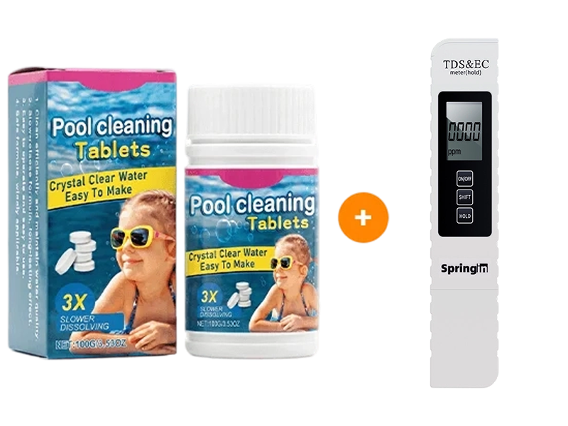 🏊‍♂️ Pool Cleaning Tablets for Crystal Clear Water – Drop, Dissolve, Dive In! 🌊✨