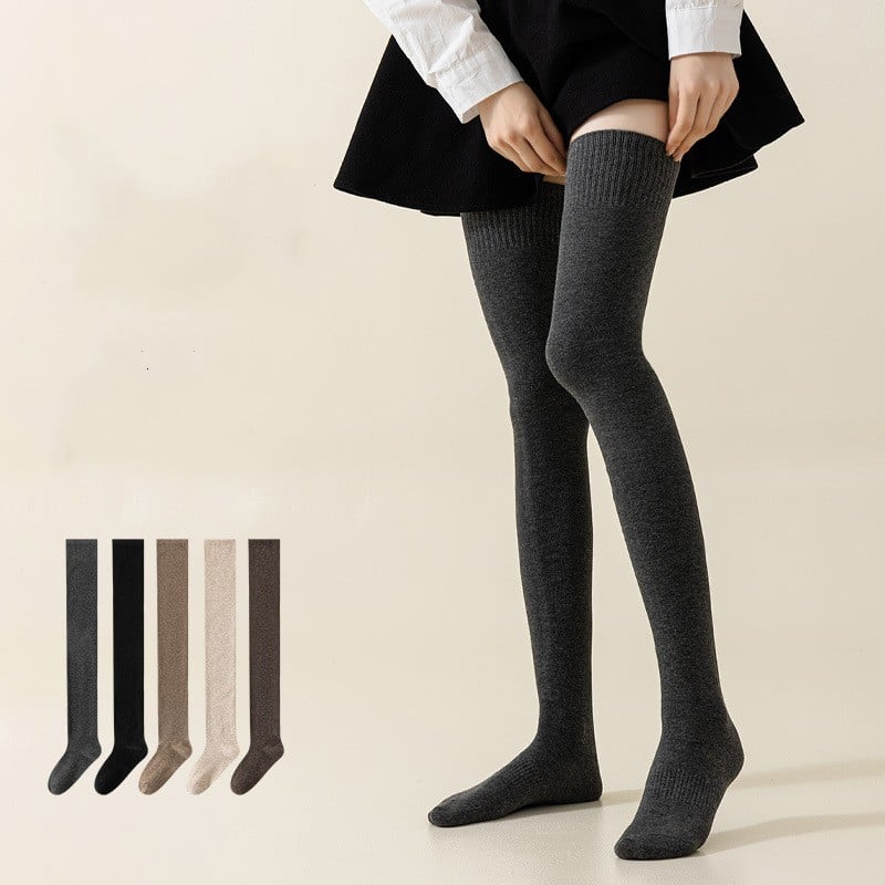 💞50K+ SOLD!🧦🤝✨ Classic Elegance, Effortless Wear | Soft & Stretchy Thigh High Socks❤️🔥🧦