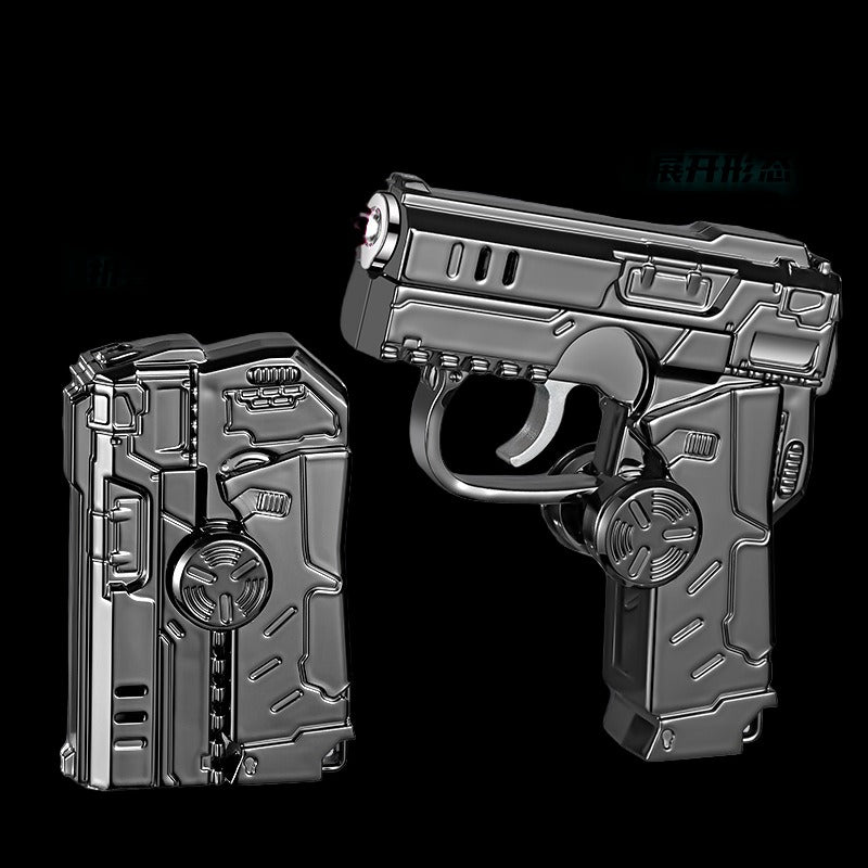 🔥New Hot Selling❤️‍🔥 Cartoon Pink Collapsible Lighter with Coloured Lights