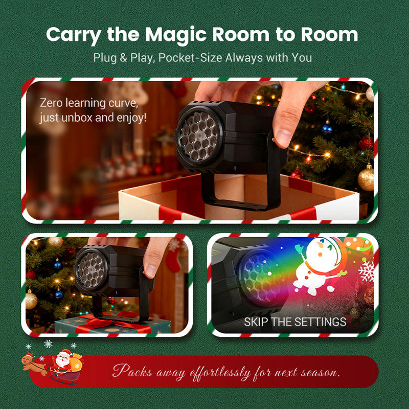 🎁Christmas Hot Sale 50% OFF🎅Rotating LED Christmas Pattern Projector Light