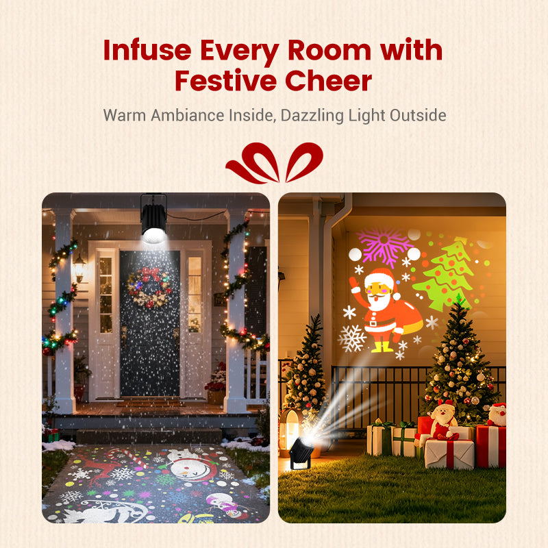 🎁Christmas Hot Sale 50% OFF🎅Rotating LED Christmas Pattern Projector Light