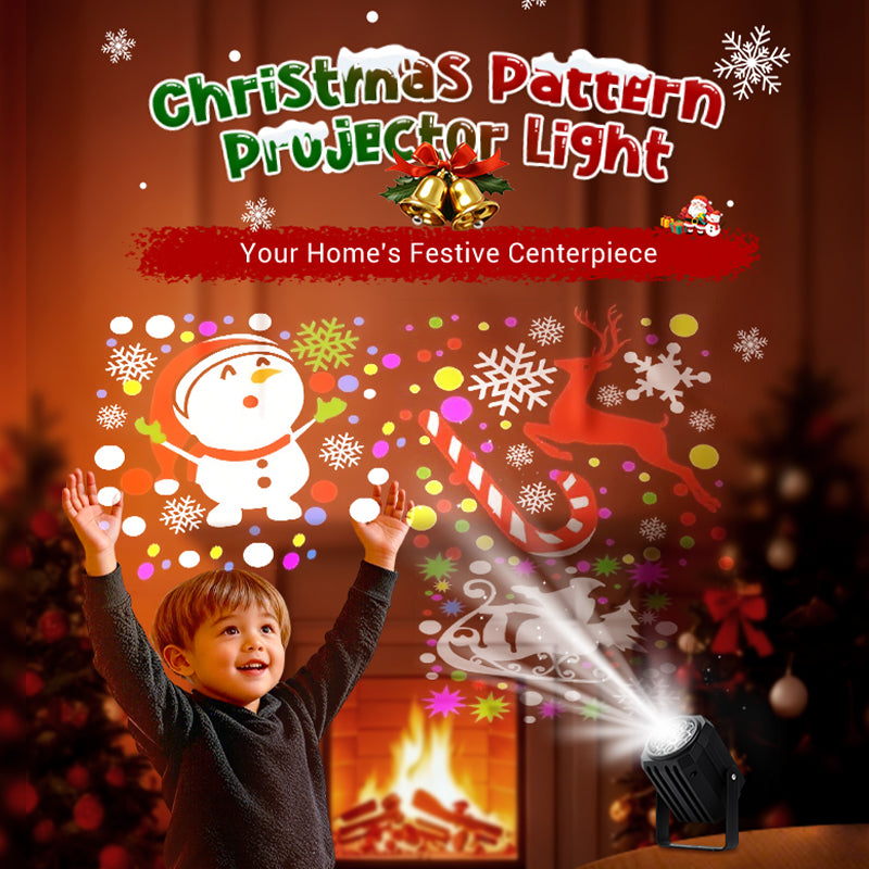 🎁Christmas Hot Sale 50% OFF🎅Rotating LED Christmas Pattern Projector Light