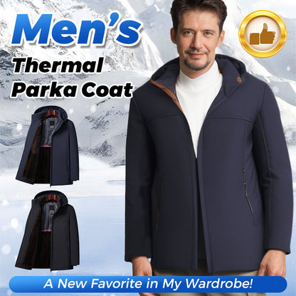 🧥50% OFF NOW! 🔥 Men's Hooded Parka - Insulated and Waterproof, Ultimate Winter Comfort