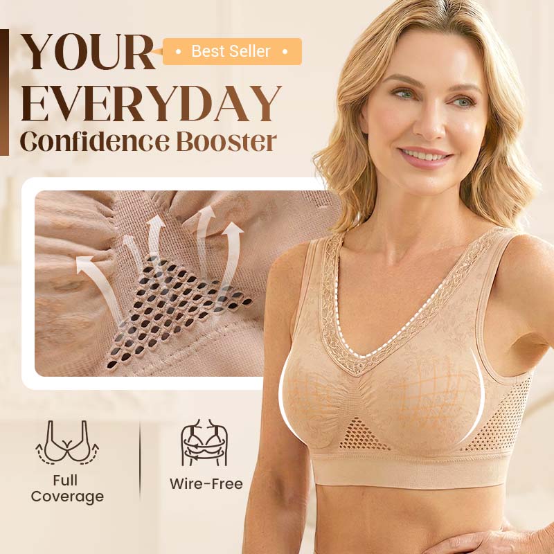 【✨1+1 Free - 2 Pcs】Pure Cotton Buttonless Comfy Lifting Bra