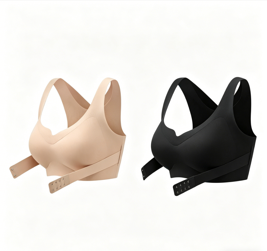 🌸LAST DAY SPECIAL PRICE!!🌸Women's Front Closure Seamless Back Support Posture Bra
