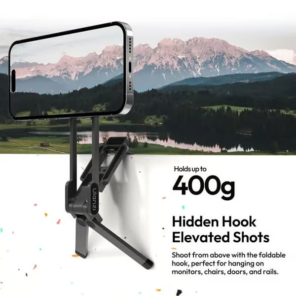 🔥HOT SALE 🔥Magnetic Climbing Buckle, Multi-Functional Portable Foldable Live Streaming Selfie Tripod