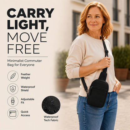🎒HOT SALE 60% OFF NOW !✨Upgraded 2.0 Travel Sling Bag | Anti-Theft, 500D Nylon, RFID Protection