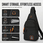 Waterproof Multi-pocket Crossbody Sling Bag