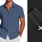 👔 LIMITED-TIME 50% OFF! 💥 Men's Button-Down Shirt – Structured Fit, Breathable, Versatile Style ✨
