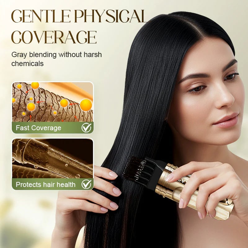 🖤BUY 1 GET 1 FREE!!⚡2-IN-1 Water & Sweat-Proof Hair Comb Dye✨ Long-Lasting Color with Zero Mess!