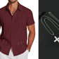 👔 LIMITED-TIME 50% OFF! 💥 Men's Button-Down Shirt – Structured Fit, Breathable, Versatile Style ✨