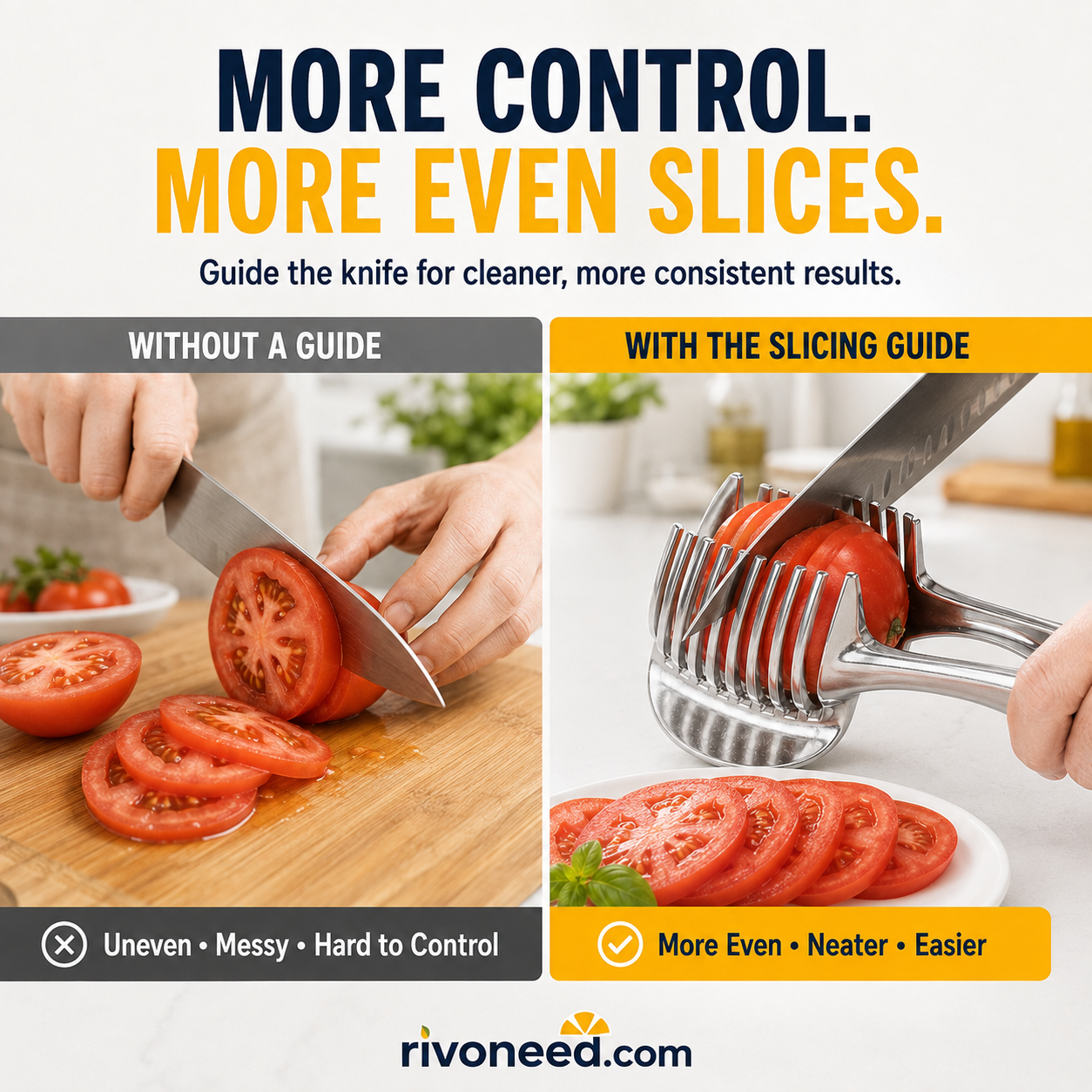 🍋50% OFF NOW! Creative Kitchen Slice Cutting Tool, Food‑Grade Aluminum Alloy Hand‑Held Slicer, Quick Slicing Holder for Lemon, Tomato, Onion & Soft Fruits Vegetables