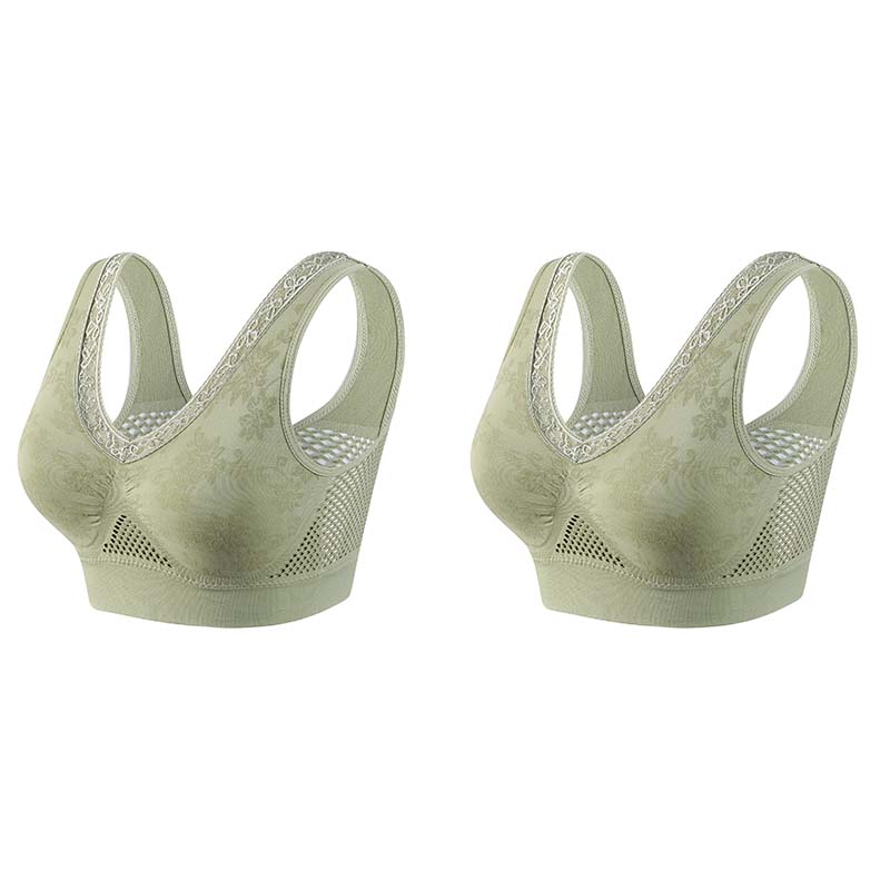 【✨1+1 Free - 2 Pcs】Pure Cotton Buttonless Comfy Lifting Bra