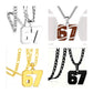 🔥Hot Sale✨ 67 Number Pendant Necklace – Fashion Statement Piece, 925 Sterling Silver & Gift Box 💎🎁