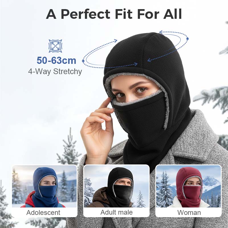 🔥Last Day Sale 50% OFF🔥Unisex Winter Warm Neck Mask Ear Protection One Piece Hat