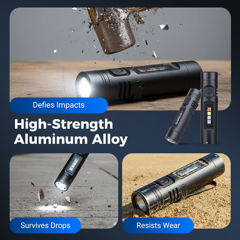 💥Multi-Functional Aluminum Alloy Mini Flashlight
