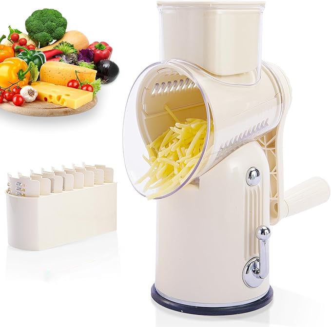 💥Kitchen Ally 5-in-1 Food Chopper👨‍🍳Safe Lock Design, Easy-Clean Removable Blades & Anti-Jam Pulse Mode