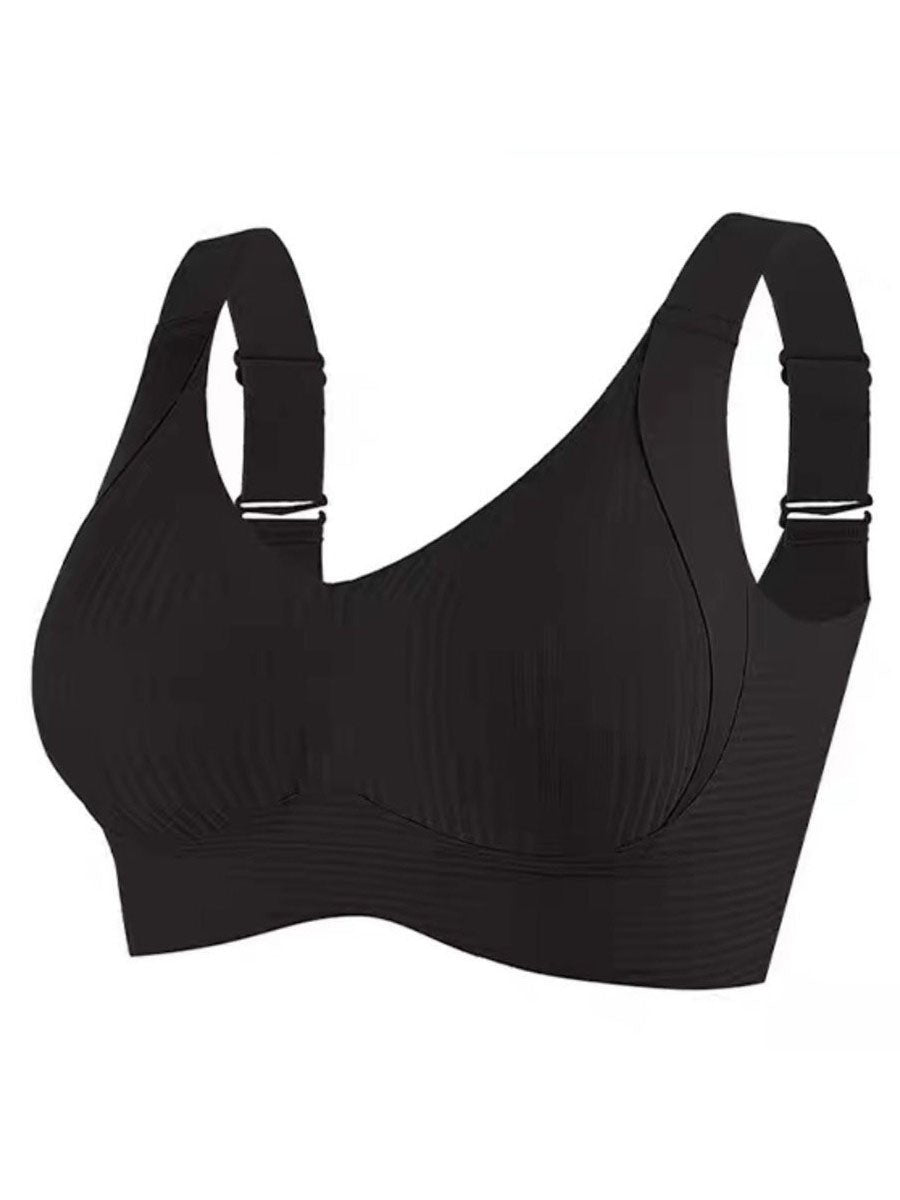 🎁2026 New Arrivals 50% OFF💥Women's Ribbed Push Up Adjustable Wireless Bra🌸