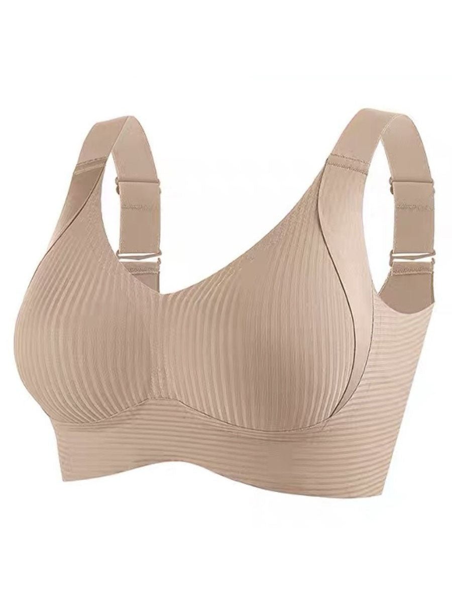 🎁2026 New Arrivals 50% OFF💥Women's Ribbed Push Up Adjustable Wireless Bra🌸