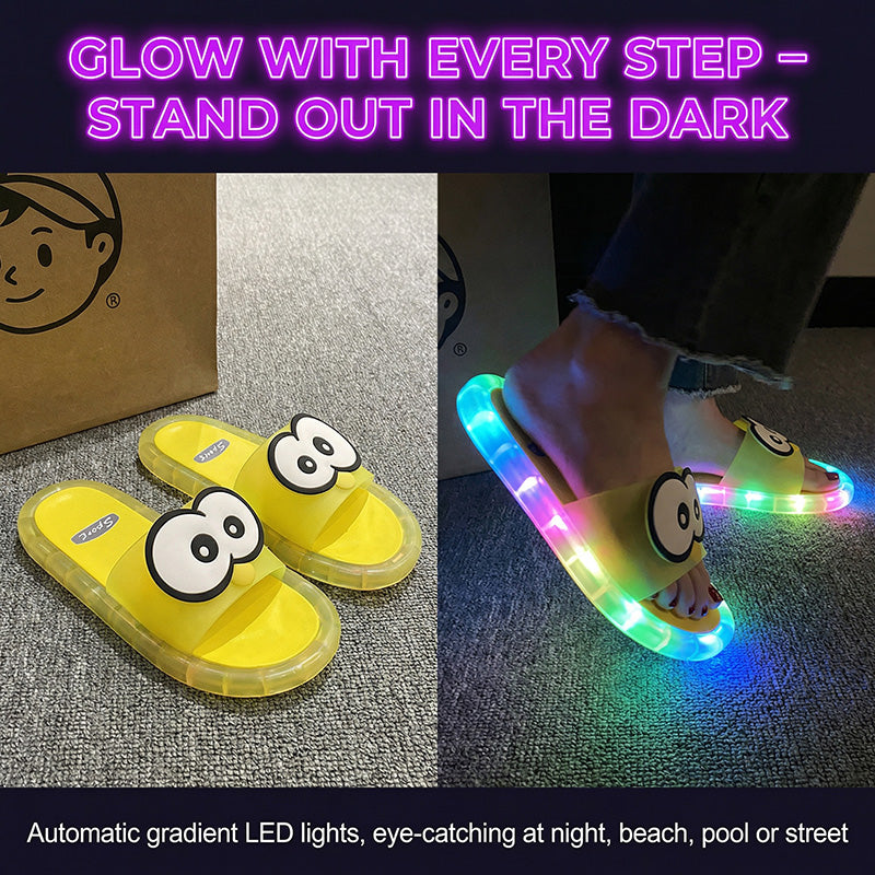 📢📢50% off!! ⏰👣Cute slippers with cartoon motifs that glow