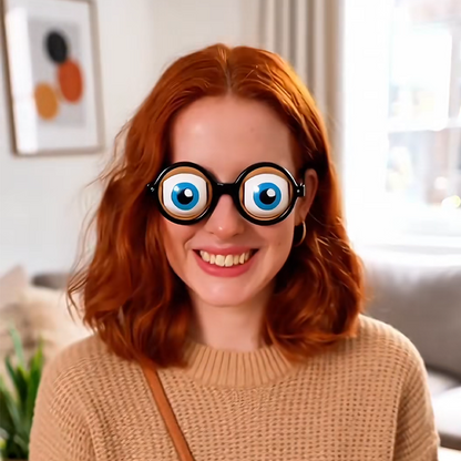 🔥CHRISTMAS SALE 40% OFF!!🏆Flash Sale💥Funny Glasses with Winking Eye Mechanism🥸