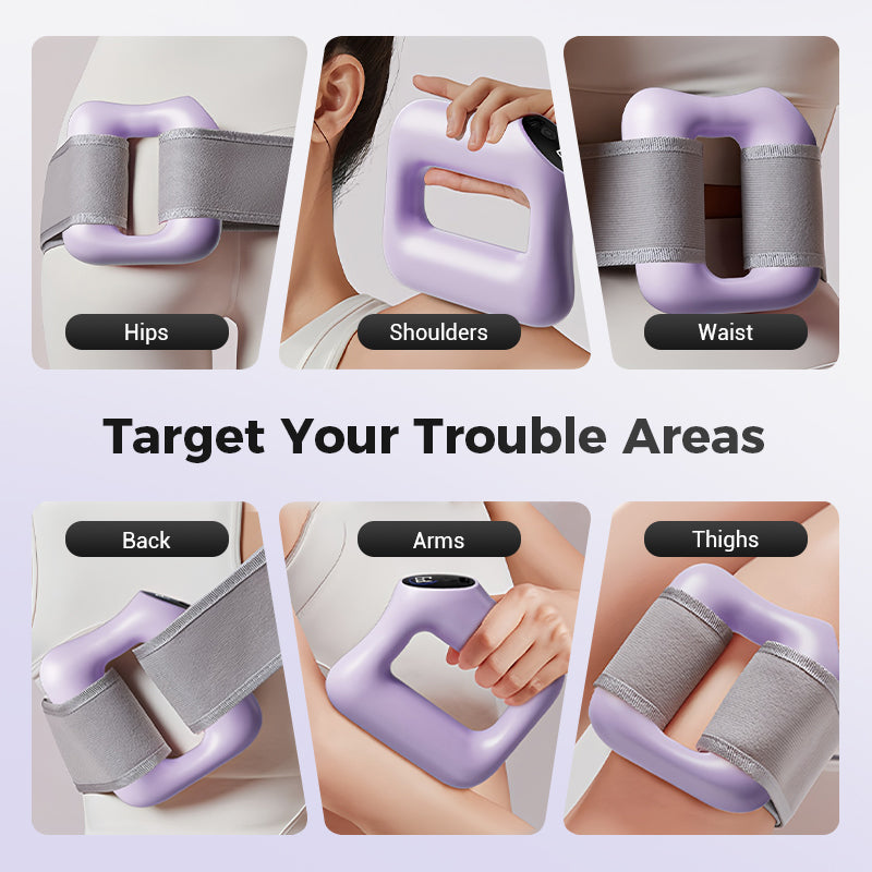 🏆5-speed handheld massager ring with adjustable strap🌿👑