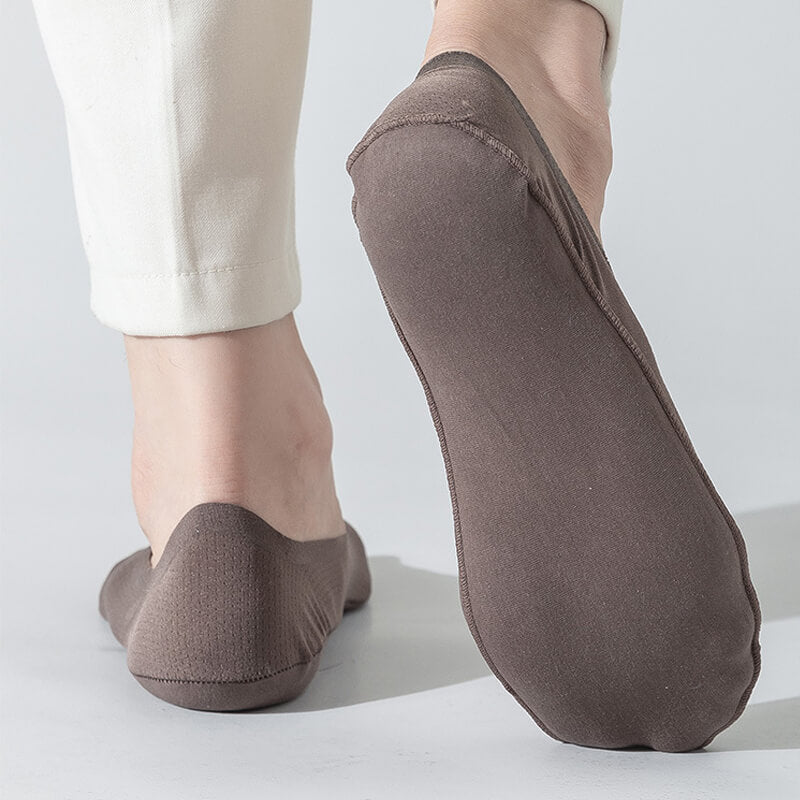🧦 50% OFF NOW!🍃Ultra Thin Liner Non-Slip No-Show Socks – Invisible under shoes, silicone grip & breathable – perfect for loafers, sneakers or flats 👟