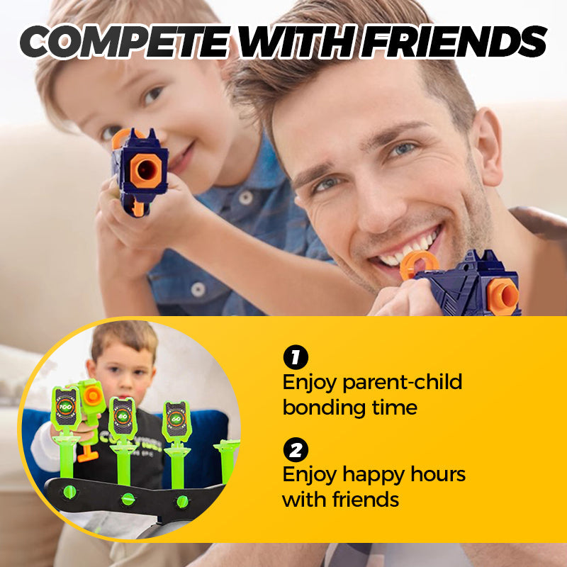 🎅Xmas Sales - 50% OFF🎄Glow-in-the-Dark Shooting Target Practice Kids Shooting Toy Gun Set