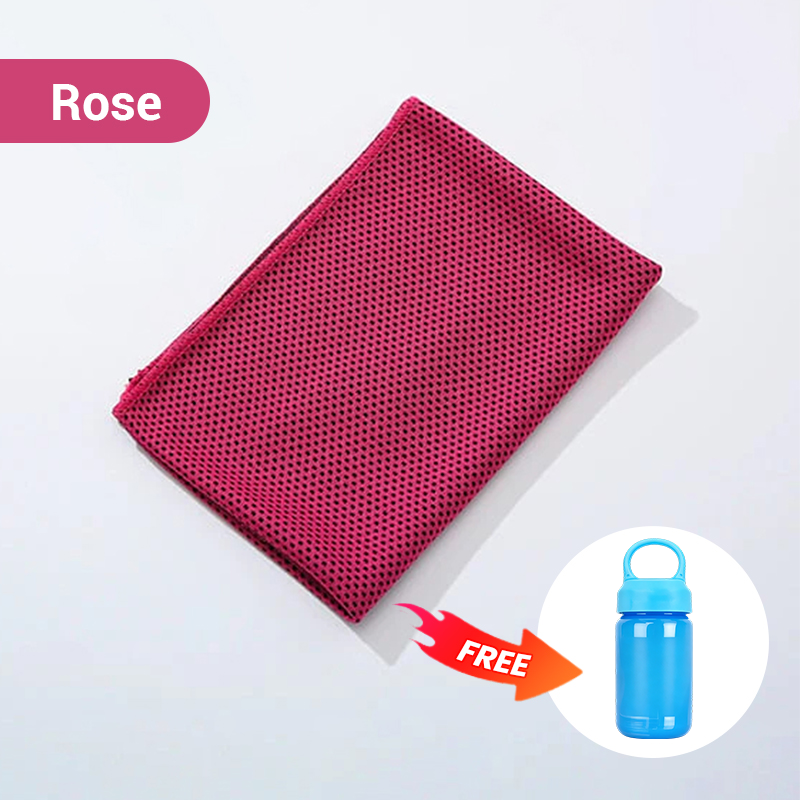 ⏰Summer Sale Buy 1 Get 1 Free❄💦Cold Sweat Towel You Can Use Anywhere, Anytime! Reusable Soft Absorbent Cooling Portable– UK Ready!