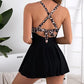 🎁New arrival 50% OFF💥🩱Women's Cutout One Piece Skirt Swimsuit