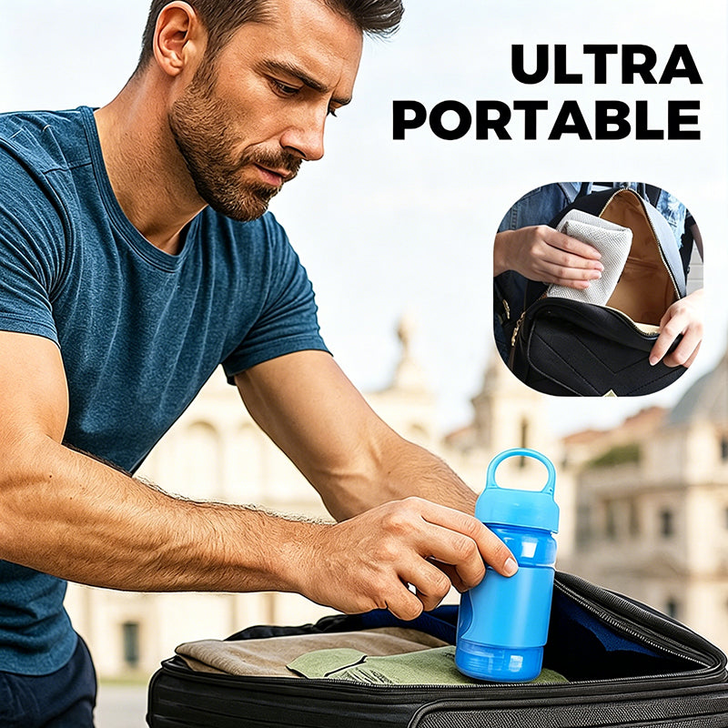 ⏰Summer Sale Buy 1 Get 1 Free❄💦Cold Sweat Towel You Can Use Anywhere, Anytime! Reusable Soft Absorbent Cooling Portable– UK Ready!
