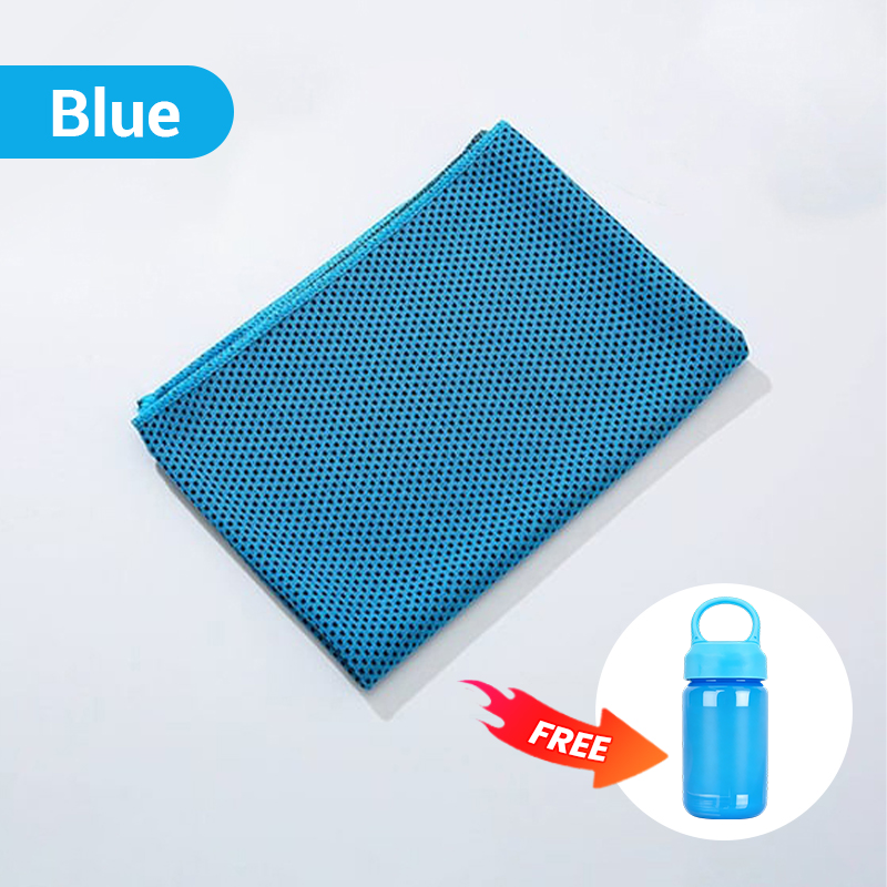 ⏰Summer Sale Buy 1 Get 1 Free❄💦Cold Sweat Towel You Can Use Anywhere, Anytime! Reusable Soft Absorbent Cooling Portable– UK Ready!