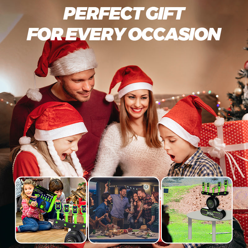 🎅Xmas Sales - 50% OFF🎄Glow-in-the-Dark Shooting Target Practice Kids Shooting Toy Gun Set
