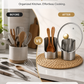 ⏳Time-Limited Special⏰Multi‑Functional Kitchen Utensil Holder, Stainless Steel Organizer, for Spoons, Pot Lids & Cooking Gadgets, Countertop Kitchen Storage