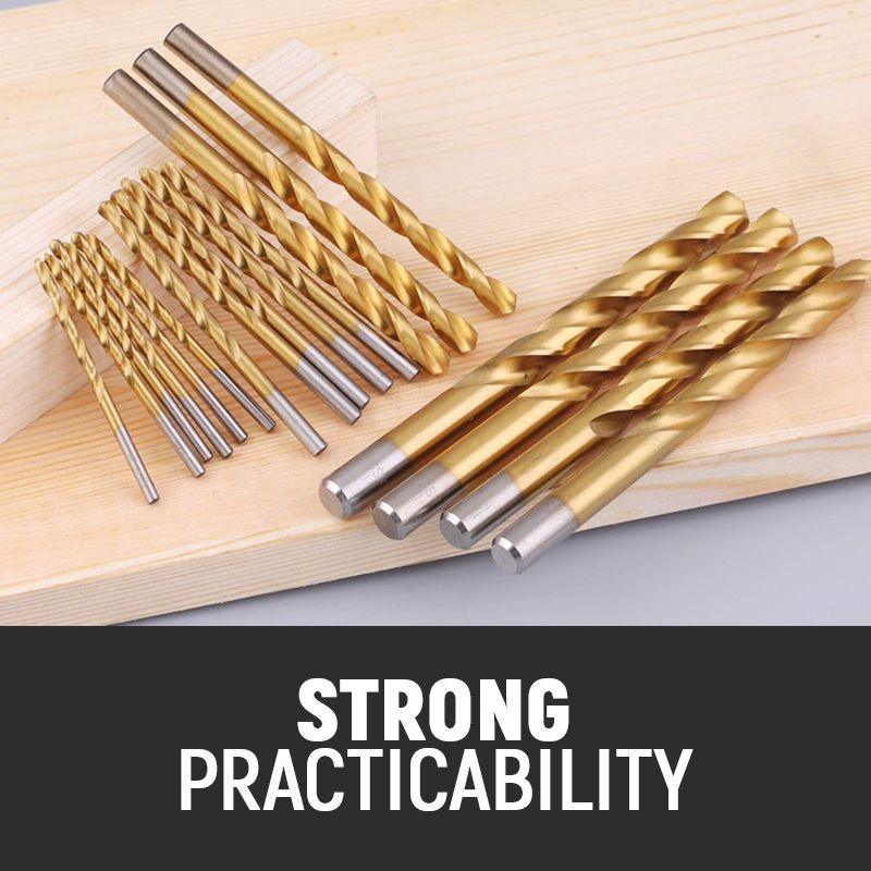 🔧 50% OFF NOW! ⚡ 99pcs Titanium Coated Drill Bit Set – High-efficiency, durable & versatile – Ideal for craftsmen & DIY projects 🛠️