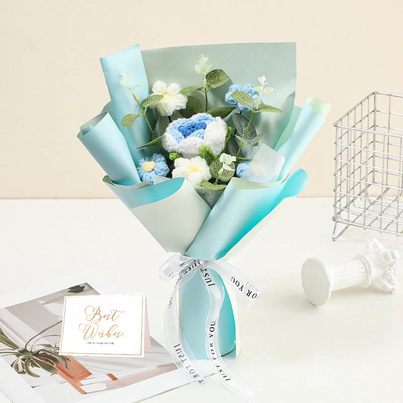 🔥【Mother's Day Special Offer!】🔥Handmade Delicate Crochet Flower Bouquet