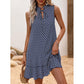 🔥Limited Offer 50% OFF!💃 Women’s Geometric Print Bow Dress – Stylish, Elegant & Effortlessly Chic ✨👗